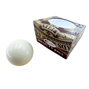 Sportivo Di Vinci Wobbly Fun Off-Balance Practice Billiard Ball for Tricky Shots - White
