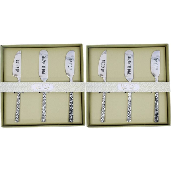 2x 3pc LVD Spreader Spread The Love Home Kitchen Serveware/Tableware