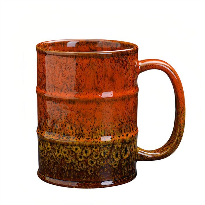 Catzon 20oz Ceramic Coffee Mugs Large Tea Cup For Office And Home-orangeyellow