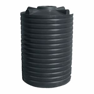 Clark Tanks 3000L Round Poly Water Tank - Armour Grey