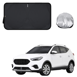 Front Windscreen Sun Shade for MG ZS ZST 2017 - 2024 AZS1 - Standard 150 x 85 cm - Black