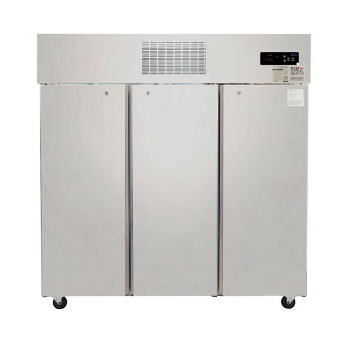 SUF1500 Three Door SS Upright Storage Freezer