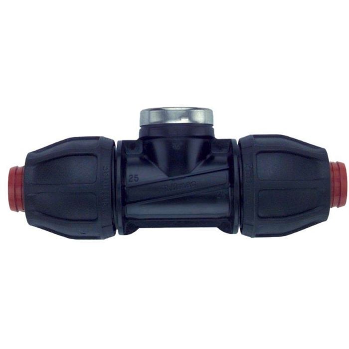 Philmac 3/4" x 3/4" x 3/4" Poly x Poly x FI BSP Rural Tee