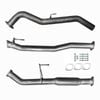 Ignite Exhausts Dpf Back For Nissan D23 Navara Series 5 Np300 3" With Hotdog Raw Aluminised Steel