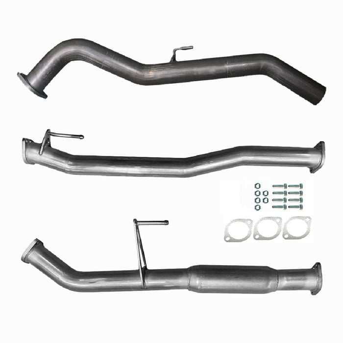 Ignite Exhausts Dpf Back For Nissan D23 Navara Series 5 Np300 3" With Hotdog Raw Aluminised Steel