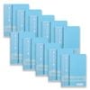 10x Colourhide Lecture Book W/ Ruler A4 Writing/school Notebook 140pgs Sky Blue