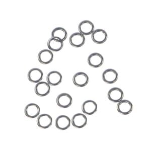 Swimerz 8mm Solid Jigging Rings, 20 Pack