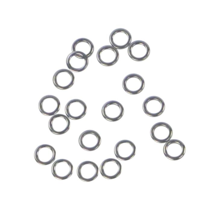 Swimerz 8mm Solid Jigging Rings, 20 Pack