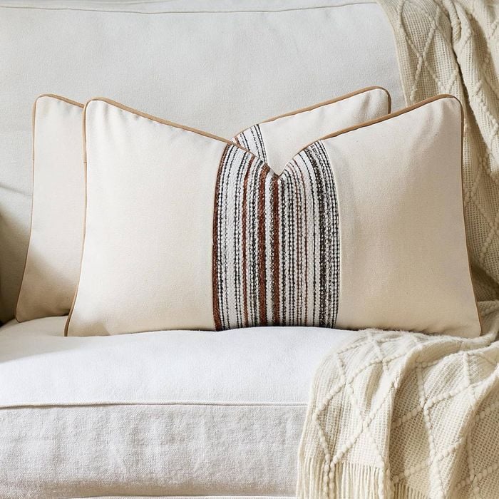 Gioia Casa 2-Pack Wabi Stripe Cushion Covers 30cm x 50cm - Multicolour