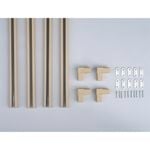 Matrix 2425 x 1220 x 28mm C-Channel Frame Kit - Smooth Cream (Colorbond® Classic Cream®)
