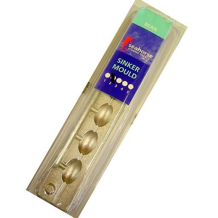 Seahorse 2 Bean Sinker Mould - Makes 6 Sinkers