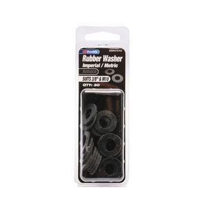 Zenith Rubber Washer Suits 3/8" & M10 30pk