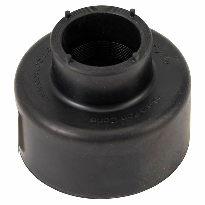 Deks 40mm Black Rubber Pan Flush/Cone