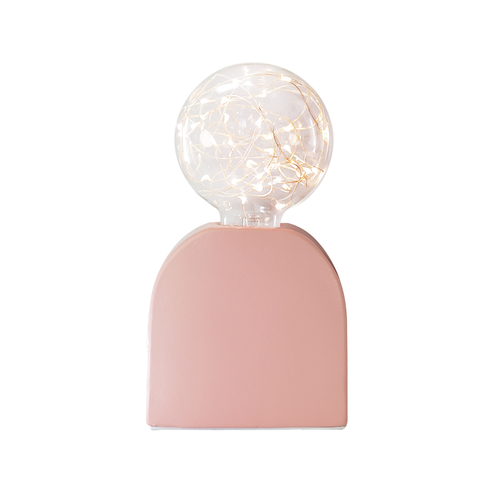 Mirabella Yumi Matte Pink Ceramic Table Lamp product image