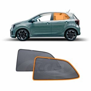 Rear Window Sun Shade for Kia Picanto 2016-Onwards Car Sun Blind Mesh