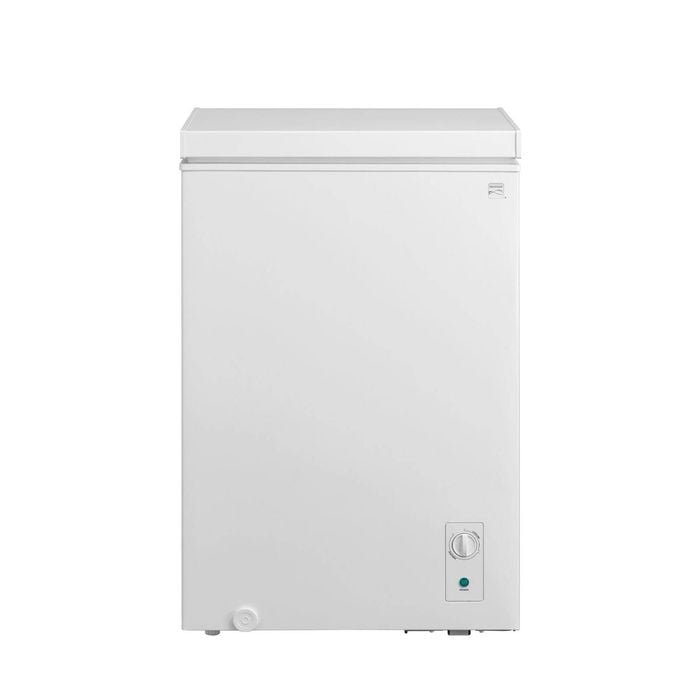 Kenmore Chest Freezer 99l, Convertible Fridge/freezer, Inverter Compressor, 4-star Energy Rating, Hover Lid 30–80°, Basket White