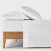 Dreamaker 400TC Premium Cotton Sateen Sheet Set White King Bed