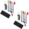 2pk Quartet Eraser/ Liquid Cleaner & 4x 2in1 Markers Accessory Kit F/ Whiteboard