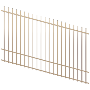 ProtectorAl 1201 - 2400 x 1500mm Primrose Raked Up to 15º Radiator Pool Fence Panel