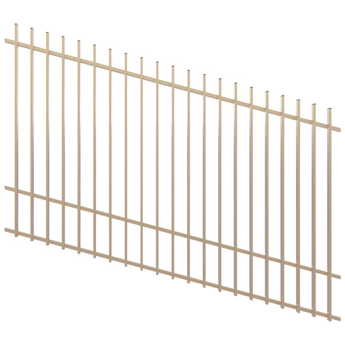 ProtectorAl 1201 - 2400 x 1500mm Primrose Raked Up to 15º Radiator Pool Fence Panel
