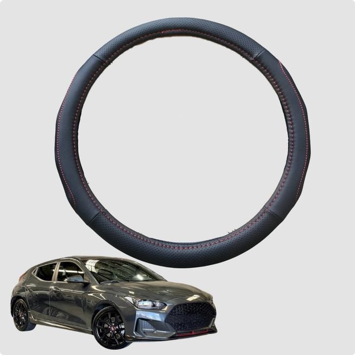Steering Wheel Cover for Hyundai Veloster 2018-2020 (JS) 38CM | Circle