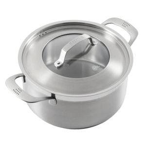 Baccarat Id3 Stainless Steel Casserole With Lid 24cm