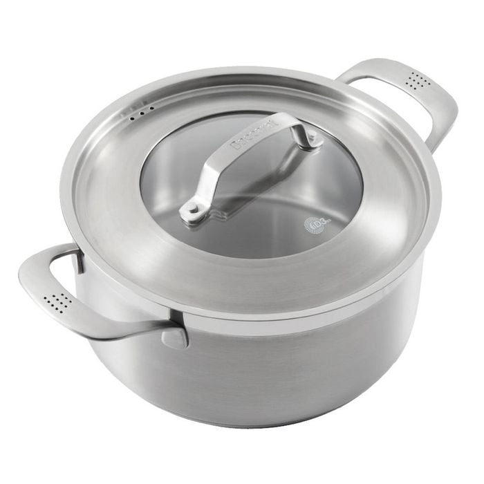 Baccarat Id3 Stainless Steel Casserole With Lid 24cm
