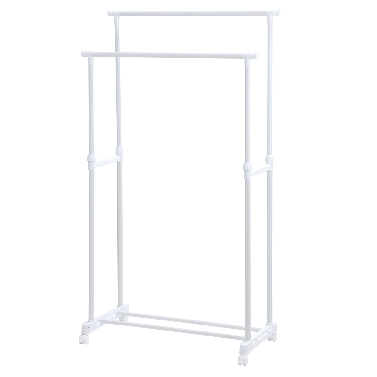 All Set 80 x 43 x 160cm Double Garment Rack Adjustable - Bunnings New ...