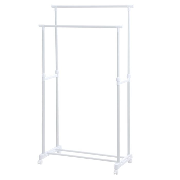 All Set 80 x 43 x 160cm Double Garment Rack Adjustable