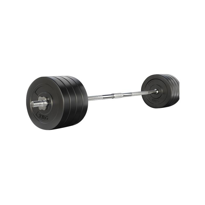 88KG Barbell Weight Set Plates Bar Bench Press 168cm