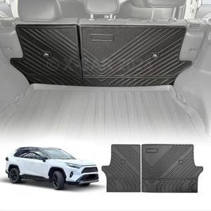 Back Seat Protector for Toyota RAV4 Rav 4 XA50 2019-2025 Heavy Duty Car Seats Kick Mats Cover