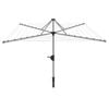 Daytek MK2 M48 Rotary Clothesline - Mercury Silver