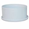 Northcote Pottery 15cm White Ava Low Bowl With Saucer