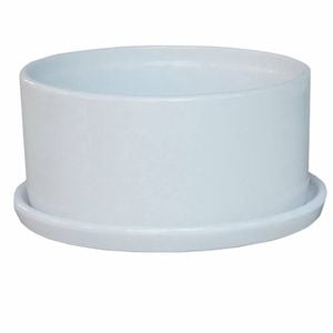 Northcote Pottery 15cm White Ava Low Bowl With Saucer