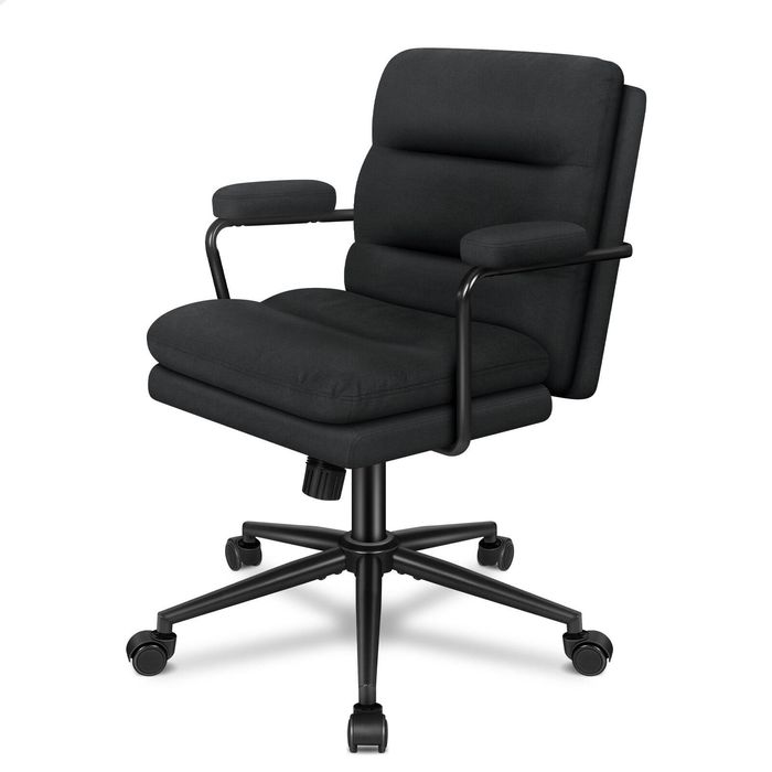 Alfordson Office Chair Fabric Black