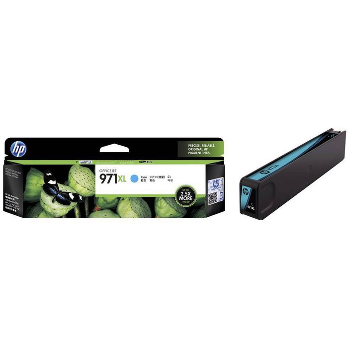 HP GENUINE Original HP 971XL Cyan Ink Cartridge Toner CN626AA Officejet Pro