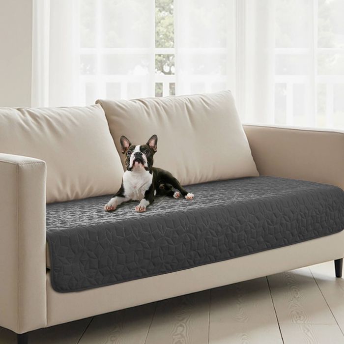 Charlie's Sofur Waterproof Dog 2-Seater Couch Cover Protector 76x178cm Charcoal