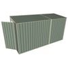 Build-A-Shed 1.2 x 3.7 x 2.0m Skillion No Side Doors Shed - Green