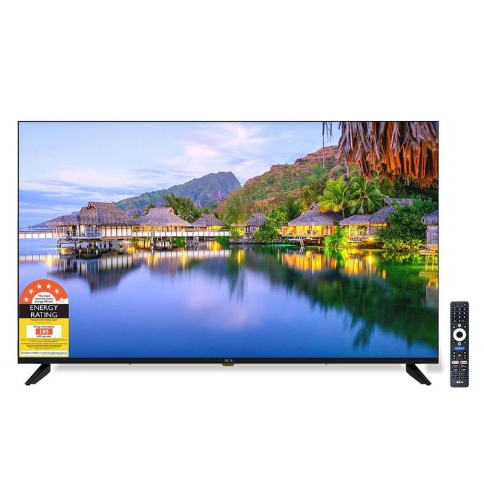 AOA 43inch Google 5.0 AI 2G+16G Smart UHD 4K TV DVB-T2 BT WIFI 2.4/5G Voice Control