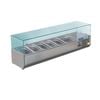Polar G-series Countertop Prep Fridge 5x 1/3gn & 1x 1/2gn - Countertop Prep Fridges (gd876-a)