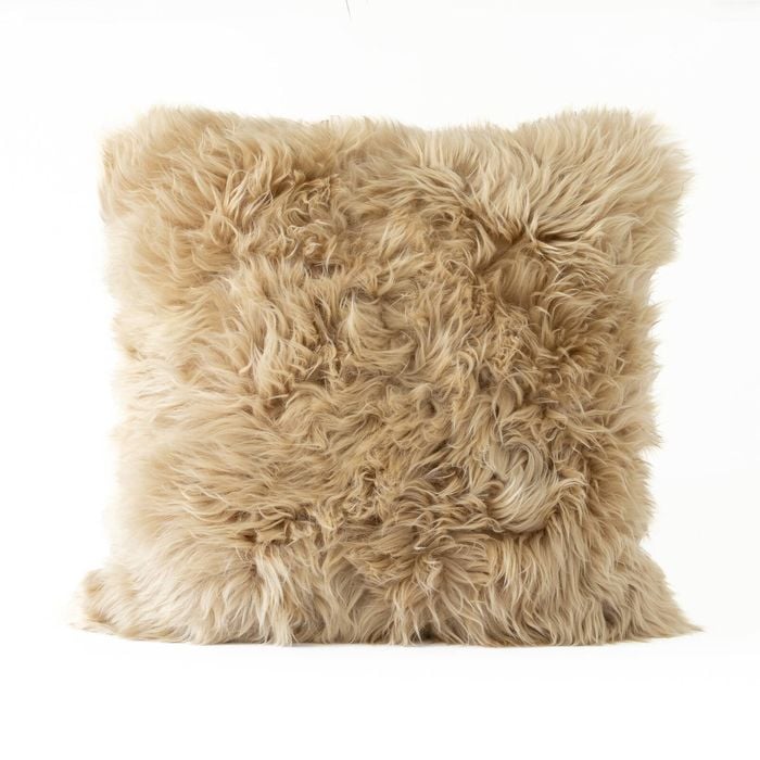 Naturally Sheepskins 45x45cm Caramel Sheepskin Cushion Cover
