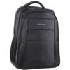Pierre Cardin Mens Travel & Business Backpack with Built-in USB Port - Black - Black | Nylon | Backpack