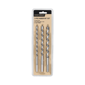 Craftright 200mm 3 Piece Auger Drill Bit Set