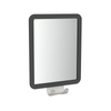 Fusion-Loc Matte Black Fog Free Mirror