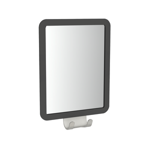 Fusion-Loc Matte Black Fog Free Mirror