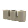 Melro Tanks 2000L Wheat Slimline 2007 Poly Water Tank