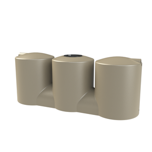 Melro Tanks 2000L Wheat Slimline 2007 Poly Water Tank
