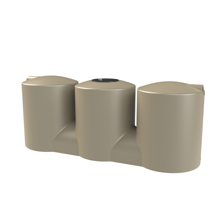 Melro Tanks 2000L Wheat Slimline 2007 Poly Water Tank