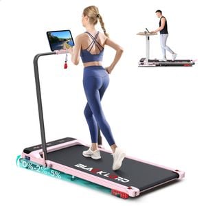 BLACK LORD Treadmill 40cm Walking Pad Incline Foldable Pink