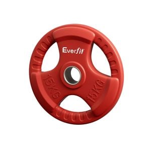 Everfit 15kg Weight Plates Red